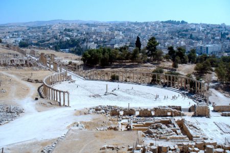 Passeio à cidade antiga de Jerash